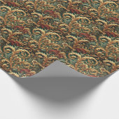 Royal Baroque Floral Pattern Cadeaupapier (Hoek)