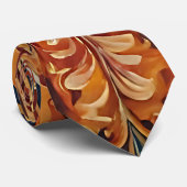 Royal Baroque Floral Stropdas (Opgerold)