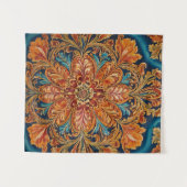 Royal Baroque Floral Tapestry Wandkleed (Voorkant (horizontaal))