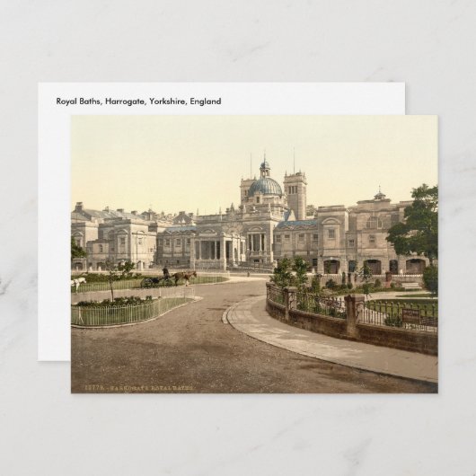 Royal Baths, Harrogate, Yorkshire, Engeland Briefkaart (Voorkant / Achterkant)