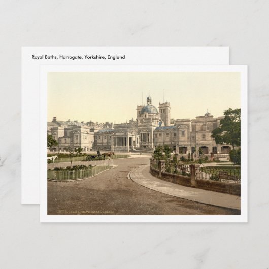 Royal Baths, Harrogate, Yorkshire, Engeland Briefkaart (Voorkant / Achterkant)