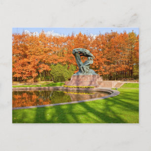 Royal Baths Park in Warschau Briefkaart