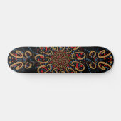 Royal Batik Floral Artistic Skateboard (Horizontaal)