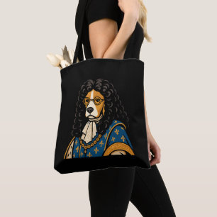 Royal Beagle Dog Zijne Majesteit Fluffness Tote Bag