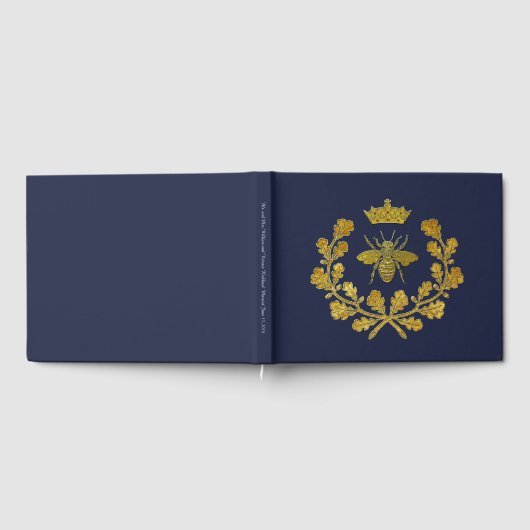 Royal Bee Crest & uw kleur Gastenboek (Volledig)