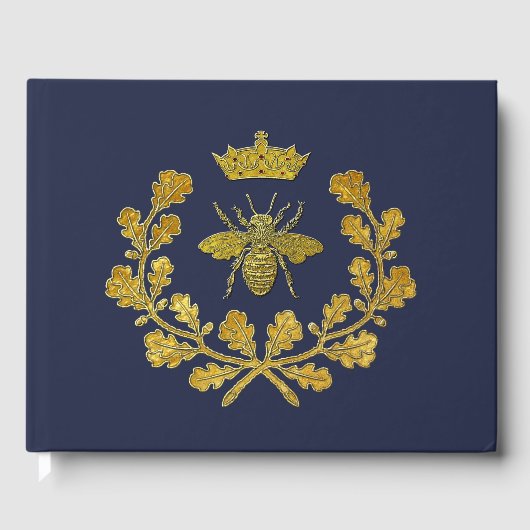 Royal Bee Crest & uw kleur Gastenboek (Voorkant)