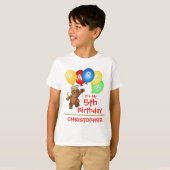 Royal Beer 5th Birthday Party Custom T-shirt (Voorkant volledig)