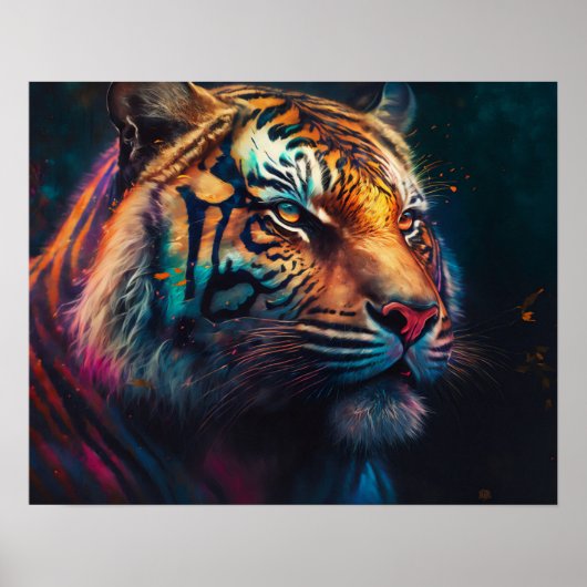 Royal Bengal Tiger Wildlife Poster (Voorkant)