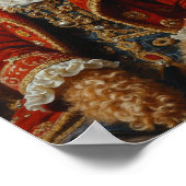 Royal Bernedoodle Portrait Poster (Hoek)