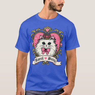 Royal Betch Kitty Kat Valentijn Hart TShirt