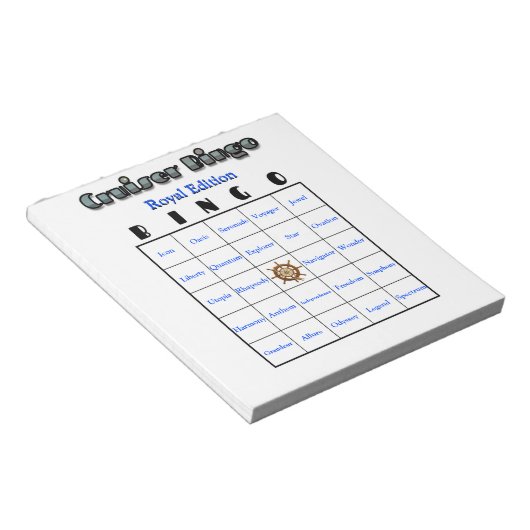 Royal Bingo Notitieblok (Schuin)