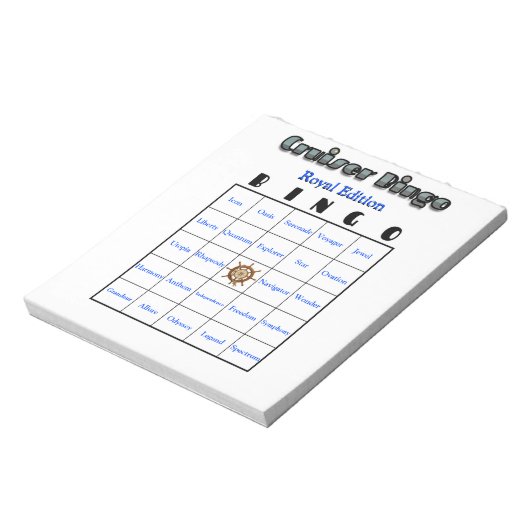 Royal Bingo Notitieblok (Linkerzijde)