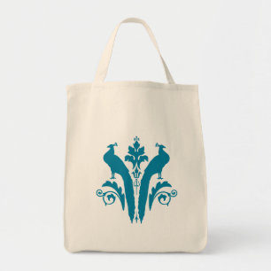 ROYAL BIRDS Blauwgroen organisch Tas