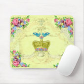 Royal Birds Floral Computer Mousepad Muismat (Met muis)