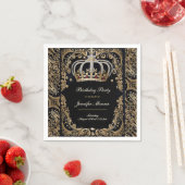 Royal Birthday Party Crown  Invitation Servet (Insitu)