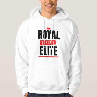 Royal, Black en Elite Mannen-hoodie Hoodie