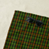 Royal Black Watch Tartan Plaid Classic Blue Strandlaken (In situ)