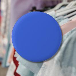 Royal Blauw Effen Kleur | Klassiek | Elegant Ronde Button 5,7 Cm