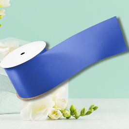 Royal Blauw Effen Kleur | Klassiek | Elegant Satijnen Lint