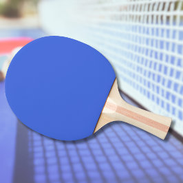 Royal Blauw Effen Kleur | Klassiek | Elegant Tafeltennisbatje