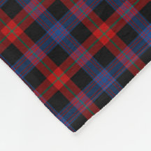Royal Blauw en Rood Bruin Clan Tartan