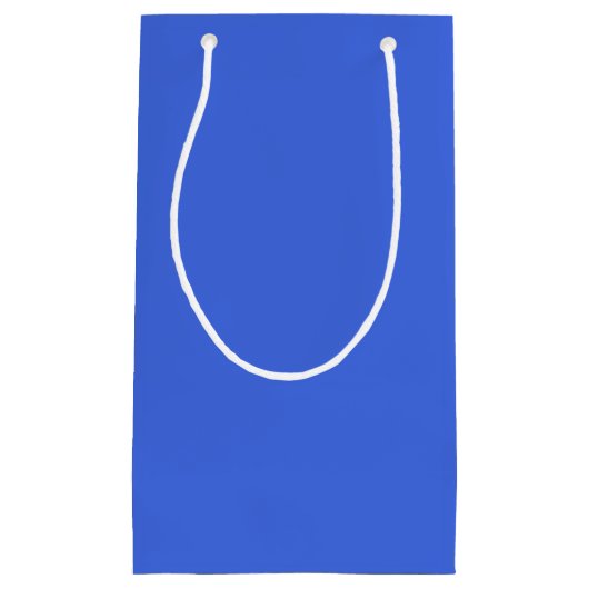 Royal blauw klein cadeauzakje (Voorkant)