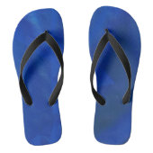 Royal blauw teenslippers (Voetbed)