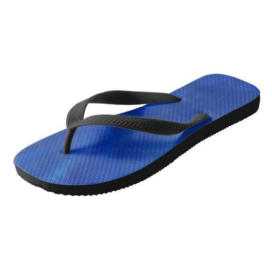 Royal blauw teenslippers (Schuin)