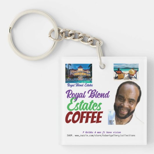 ROYAL BLEND Acrylsleutelhanger Sleutelhanger (voorkant)