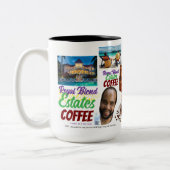 ROYAL BLEND Mug, 15 oz Tweekleurige Koffiemok (Links)