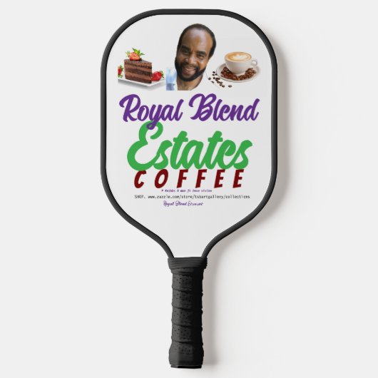 ROYAL BLEND Pickleball Paddle (Achterkant)