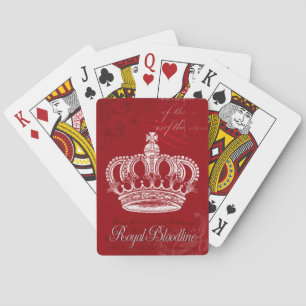 Royal Bloodline - rood Speelkaarten