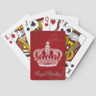 Royal Bloodline - rood Speelkaarten