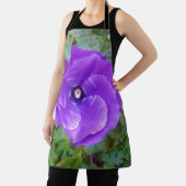 Royal Bloom: De Paarse Hibiscus Schort (Insitu)