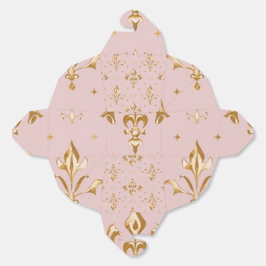 Royal Blossom Basket Gift Box Bedankdoosjes (Ongevouwen)