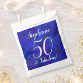 Royal Blue 50 en Fabulous Birthday Party Bedankzakje (Geknipt)