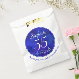Royal Blue 55 en de Partij voor pensionering in ru Bedankzakje
