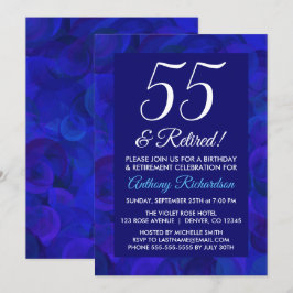 Royal Blue 55 en Pensioen Uitnodiging Pensioenfees