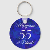 Royal Blue 55 & Gepensioneerd Sleutelhanger (Voorkant)