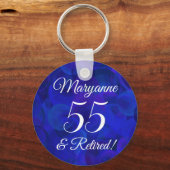 Royal Blue 55 & Gepensioneerd Sleutelhanger (Voorkant)