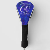 Royal Blue 60 en gepensioneerd Golfheadcover (Voorkant)