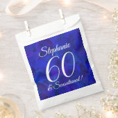 Royal Blue 60 en Sensational Birthday Party Bedankzakje (Geknipt)