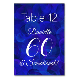 Royal Blue 60 en Sensational Birthday Party Kaart