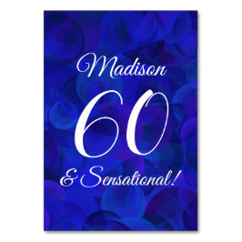 Royal Blue 60 & Sensational Birthday Party Kaart