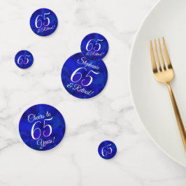 Royal Blue 65 en de Partij voor pensionering in ru Confetti