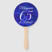 Royal Blue 65 en de Partij voor pensionering in ru Handwaaier (Voorkant)