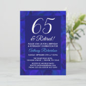 Royal Blue 65 en de Partij voor pensionering in ru Kaart (Staand voorkant)