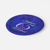 Royal Blue 65 en de Partij voor pensionering in ru Papieren Bordje (Gekanteld)