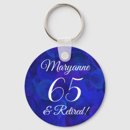 Royal Blue 65 & Gepensioneerd Sleutelhanger