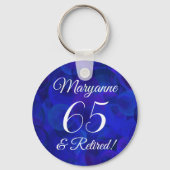 Royal Blue 65 & Gepensioneerd Sleutelhanger (Achterkant)